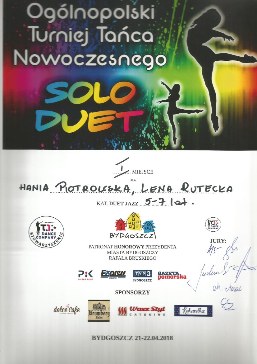 Dyplom 07 – Solo Duet 2018 – Jagielski Dance Project taniec Toruń
