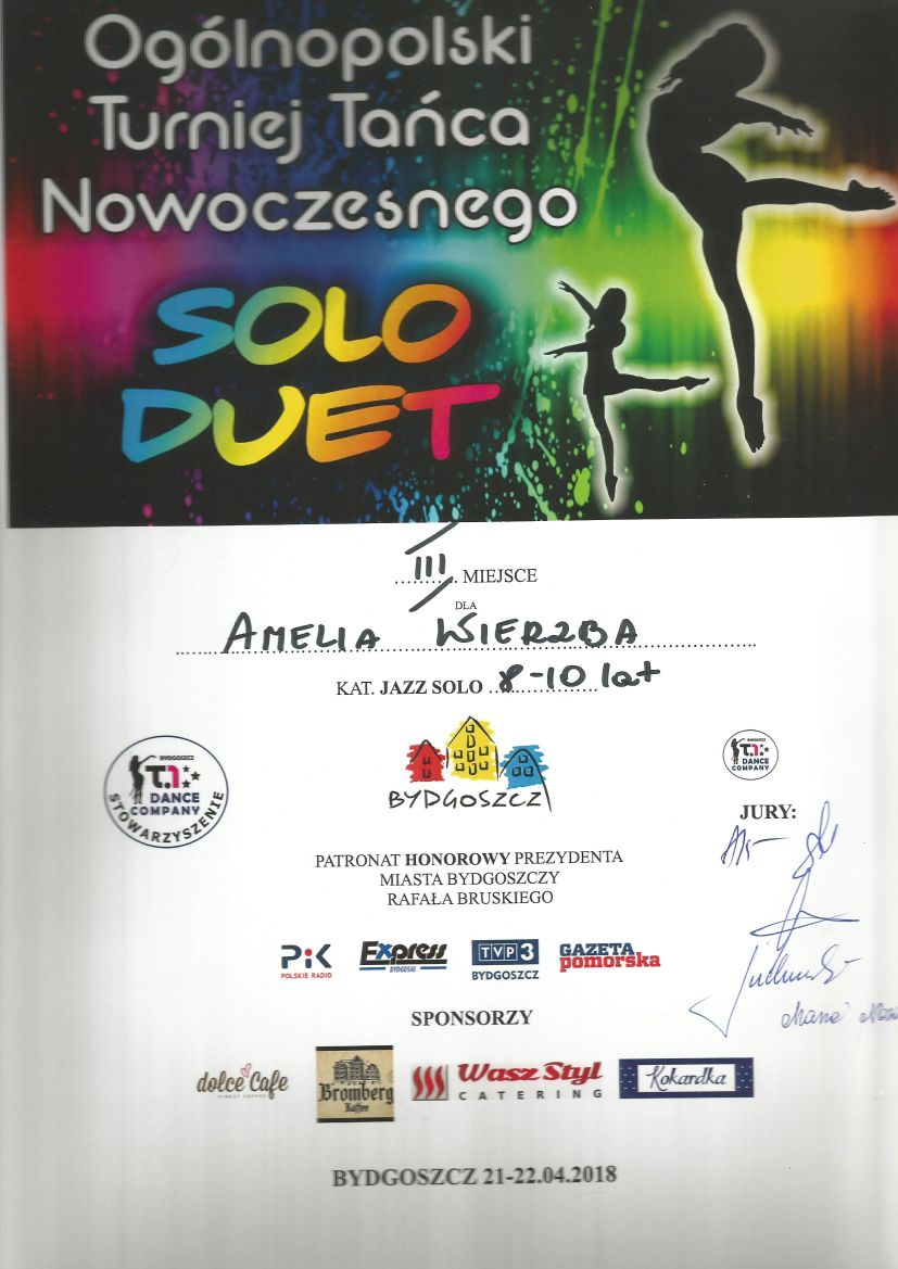 Dyplom 13 – Solo Duet 2018 – Jagielski Dance Project taniec Toruń