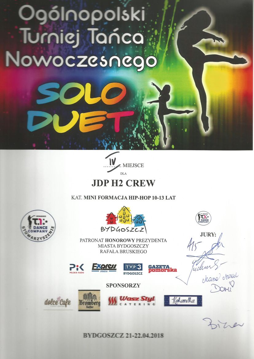 Dyplom 19 – Solo Duet 2018 – Jagielski Dance Project taniec Toruń