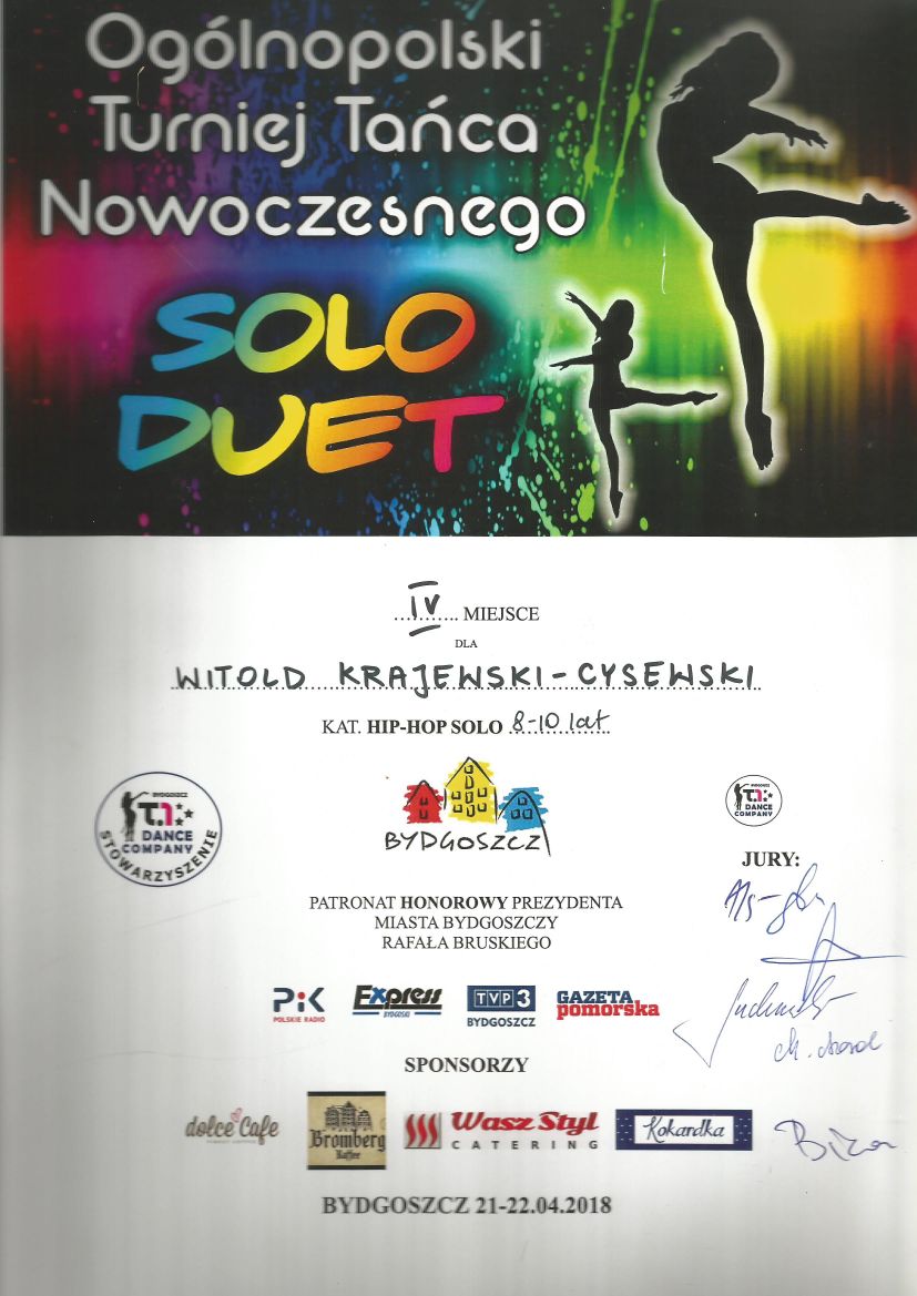 Dyplom 21 – Solo Duet 2018 – Jagielski Dance Project taniec Toruń