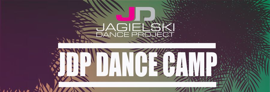 Szkoła Tańca Jagielski Dance Project w Toruniu – Obóz taniec, akrobatyka, dance camp 2019 długi baner