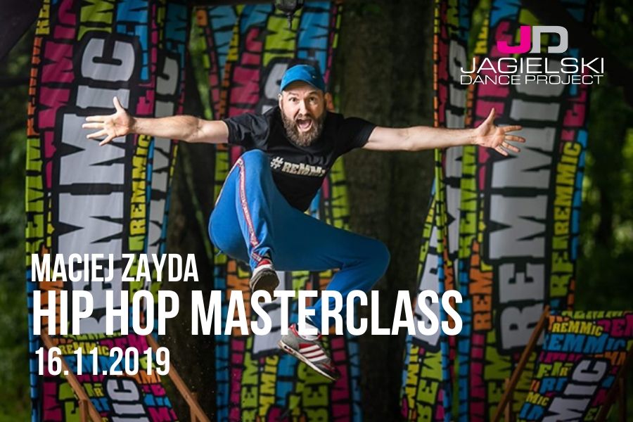Hip Hop Mastercalss – Maciej Zayda – Szkoła Tańca Jagielski Dance Project