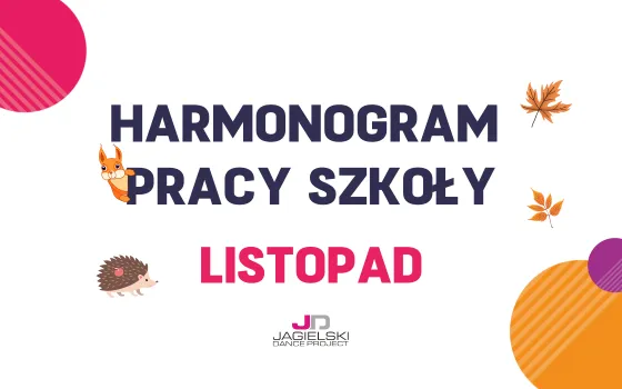 Harmonogram pracy szkoły